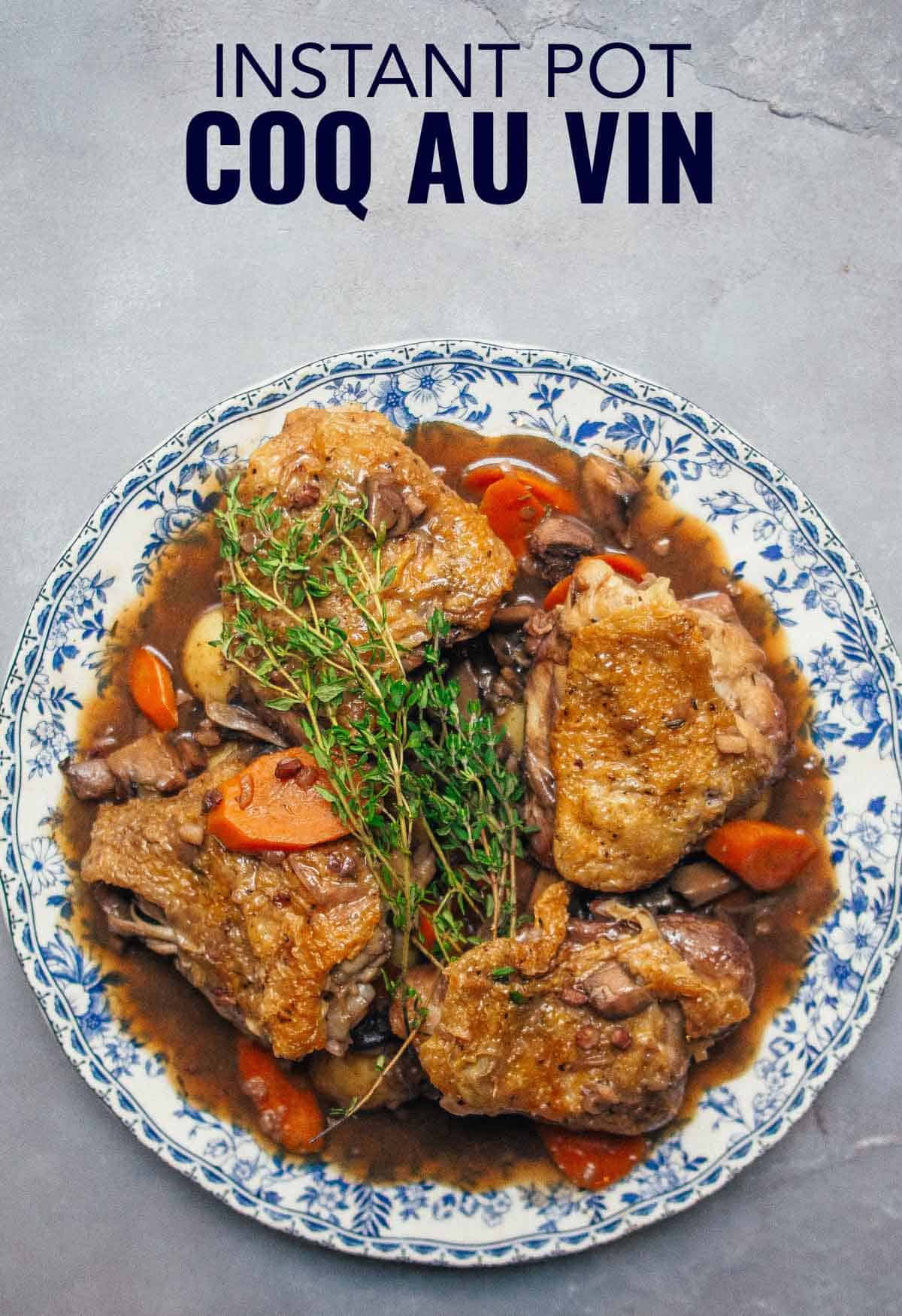 Instant Pot Coq au Vin Bacon is Magic The Best Food Around the World