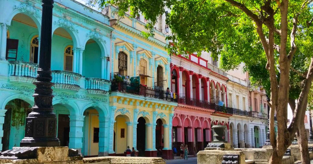 Paseo del prado in Old Havana