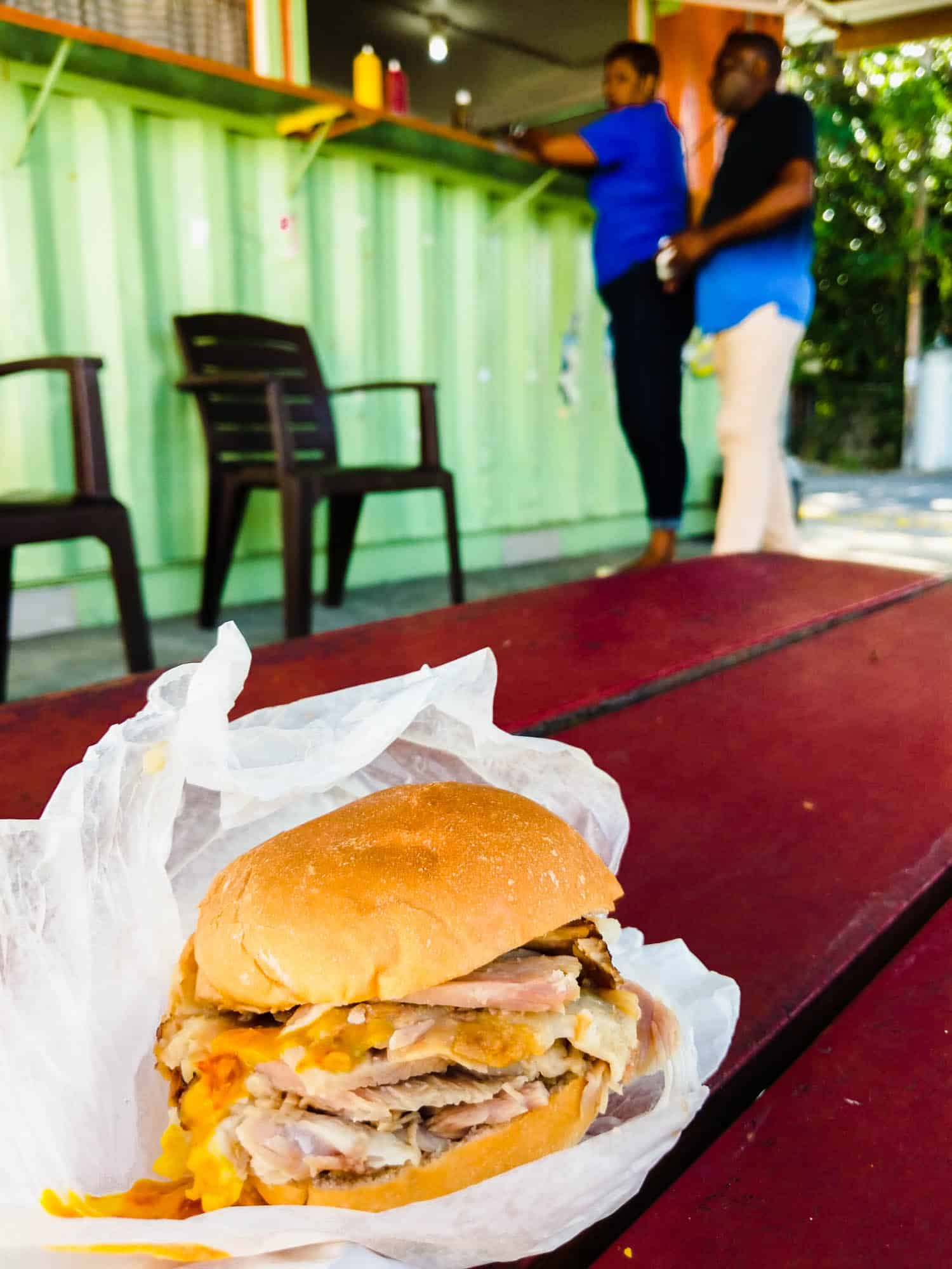 The ham cutter from Barbados is one of the best sandwiches in the world.