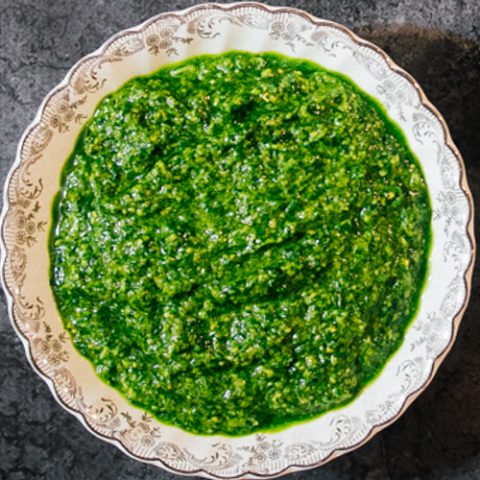 Charred Ramp Pesto