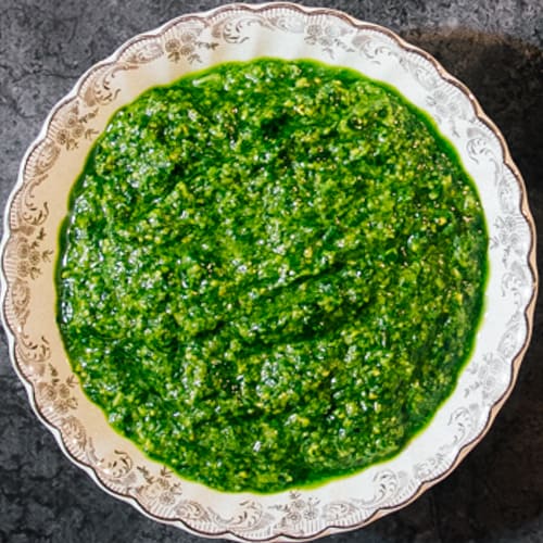 Charred Ramp Pesto Recipe Bacon is Magic