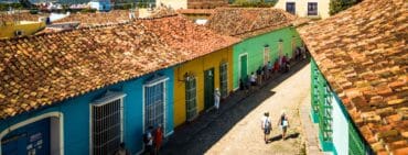 trinidad cuba convent shot from above