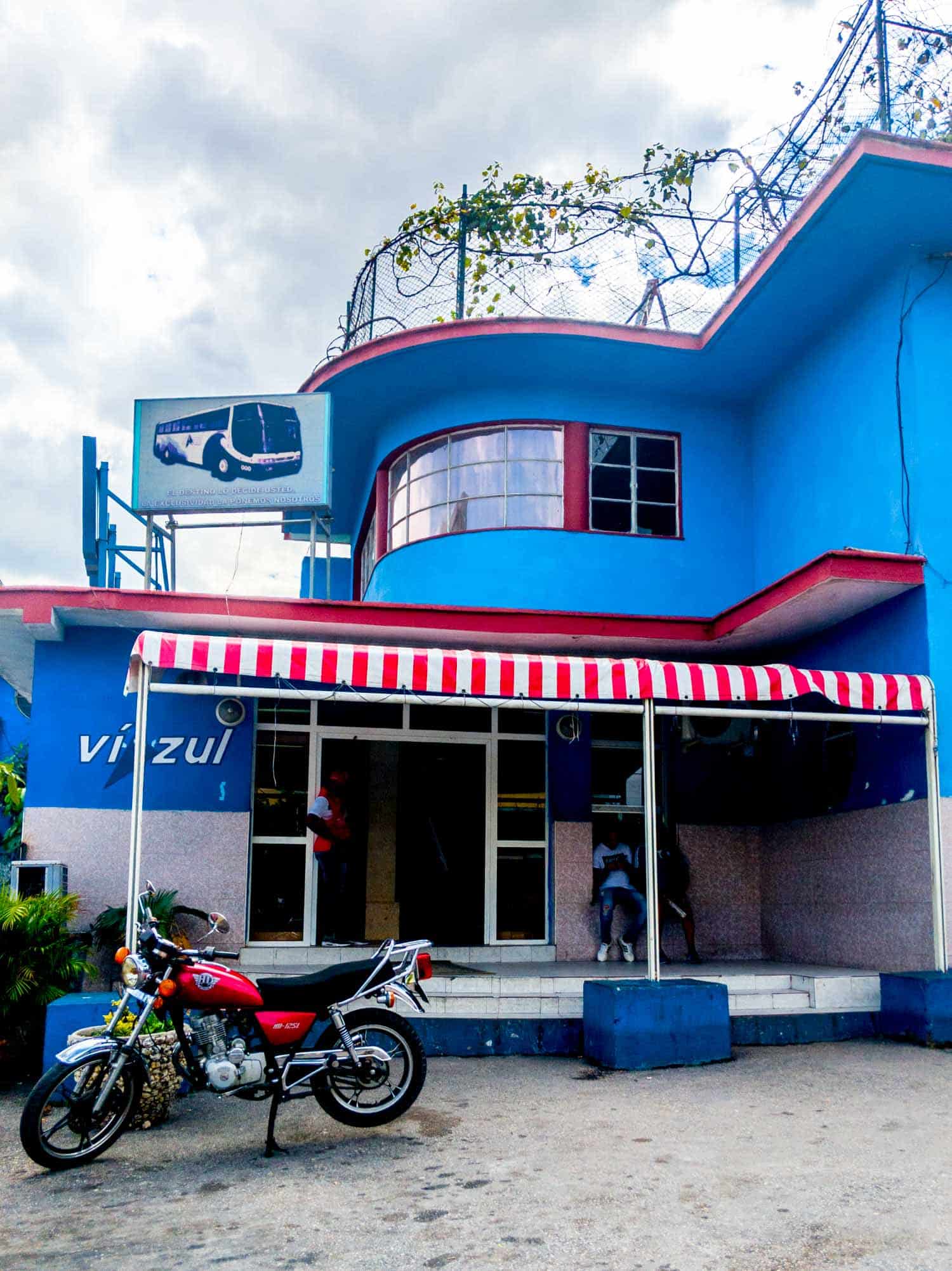 The Viazul bus station in Havana Cuba.