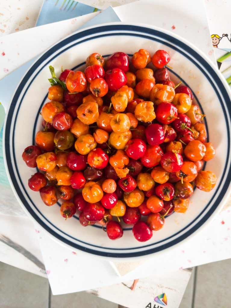 Local antiguan cherries.