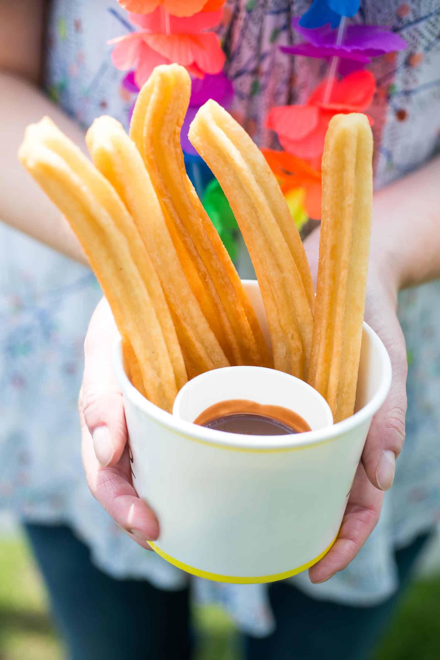 Churros are one of the most popular Costa Rican desserts.