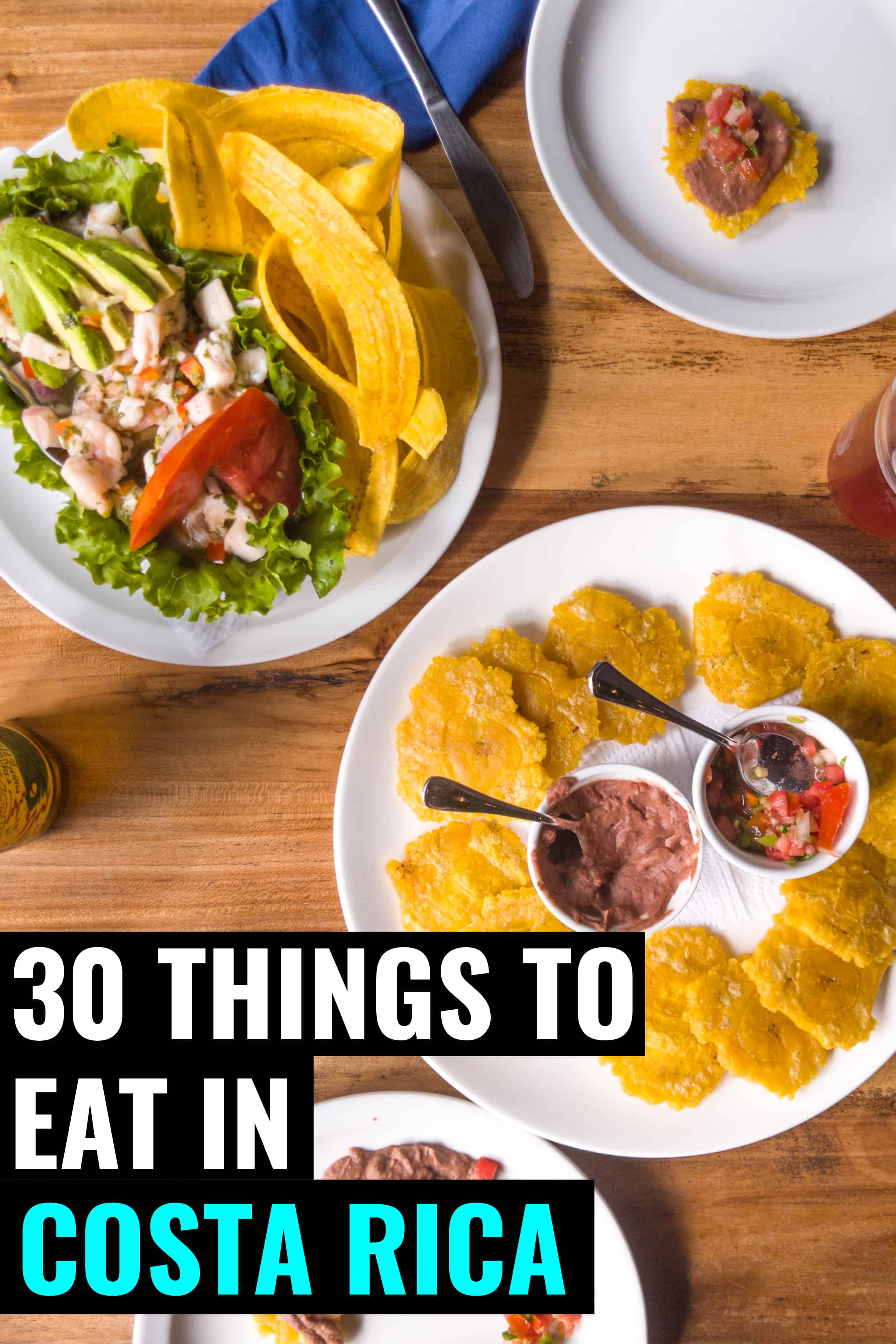 Traditional Costa Rican food. what to eat in Costa Rica