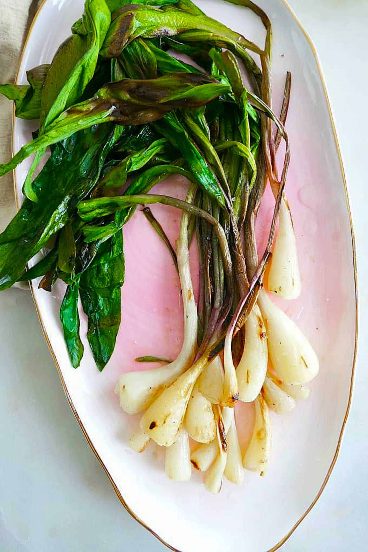 Easy ramps recipe grilled ramps with sea salt and lemon