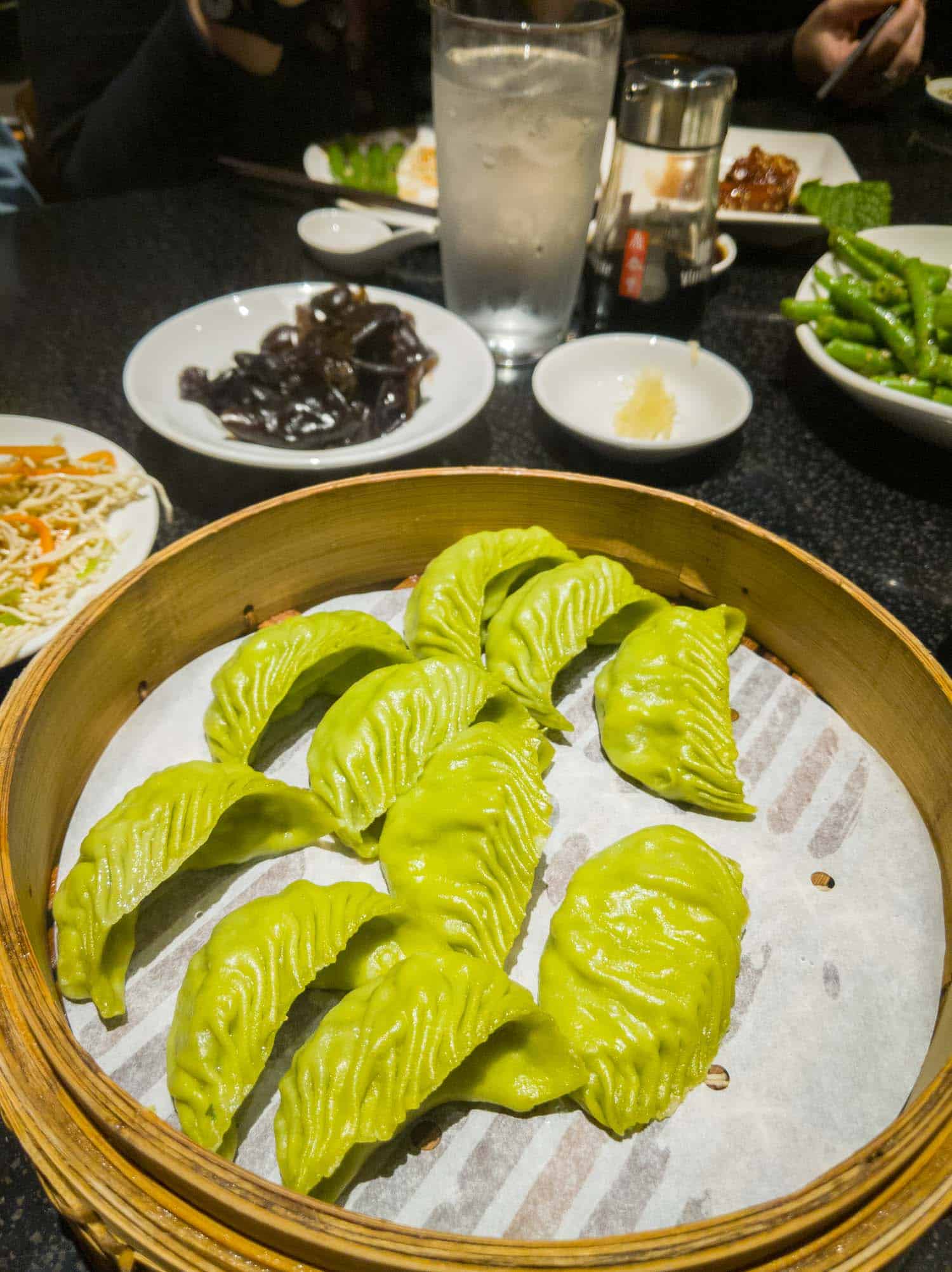 Steamed dumplings at Din Tai Fung in Torrance