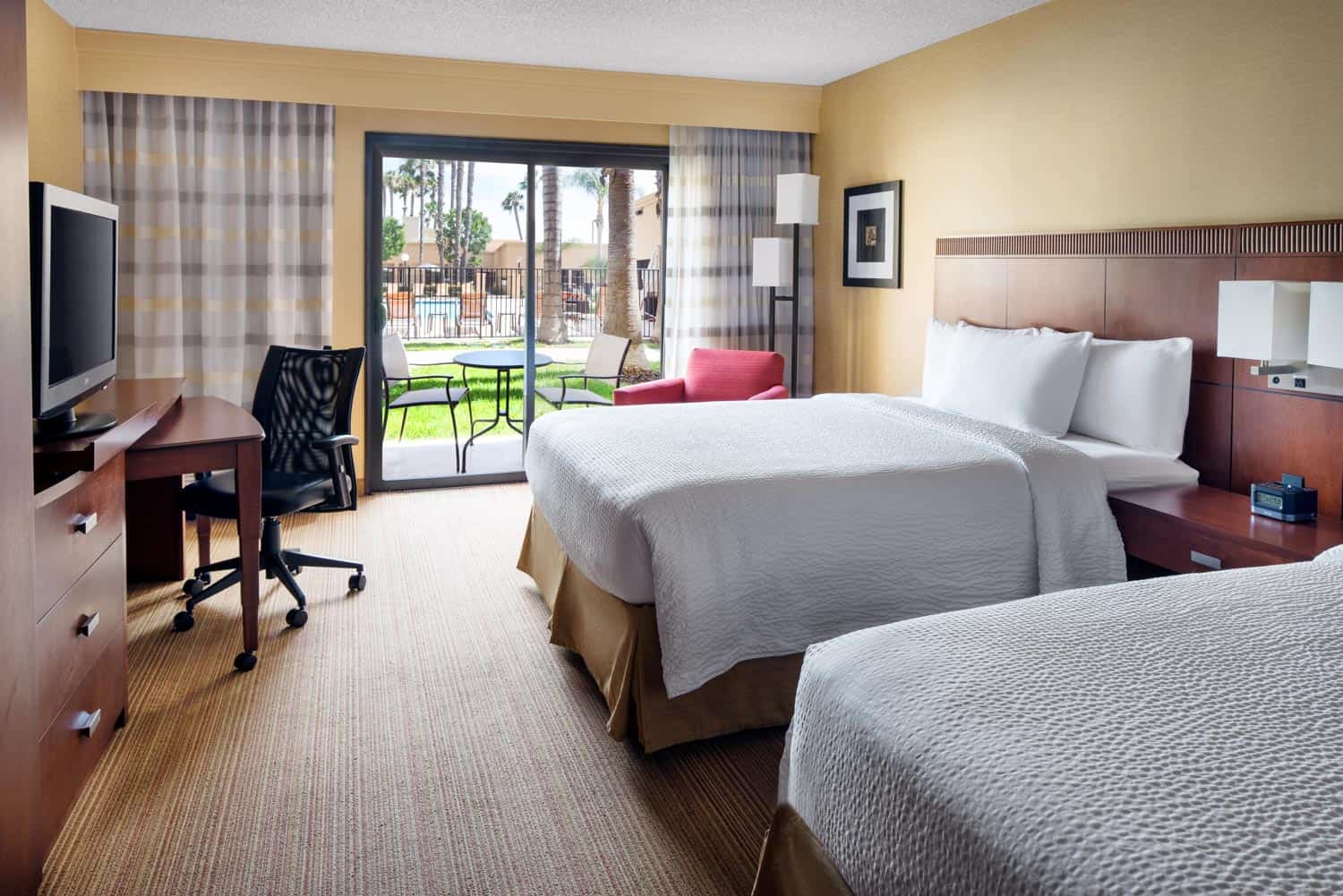 Torrance California Marriott hotel room