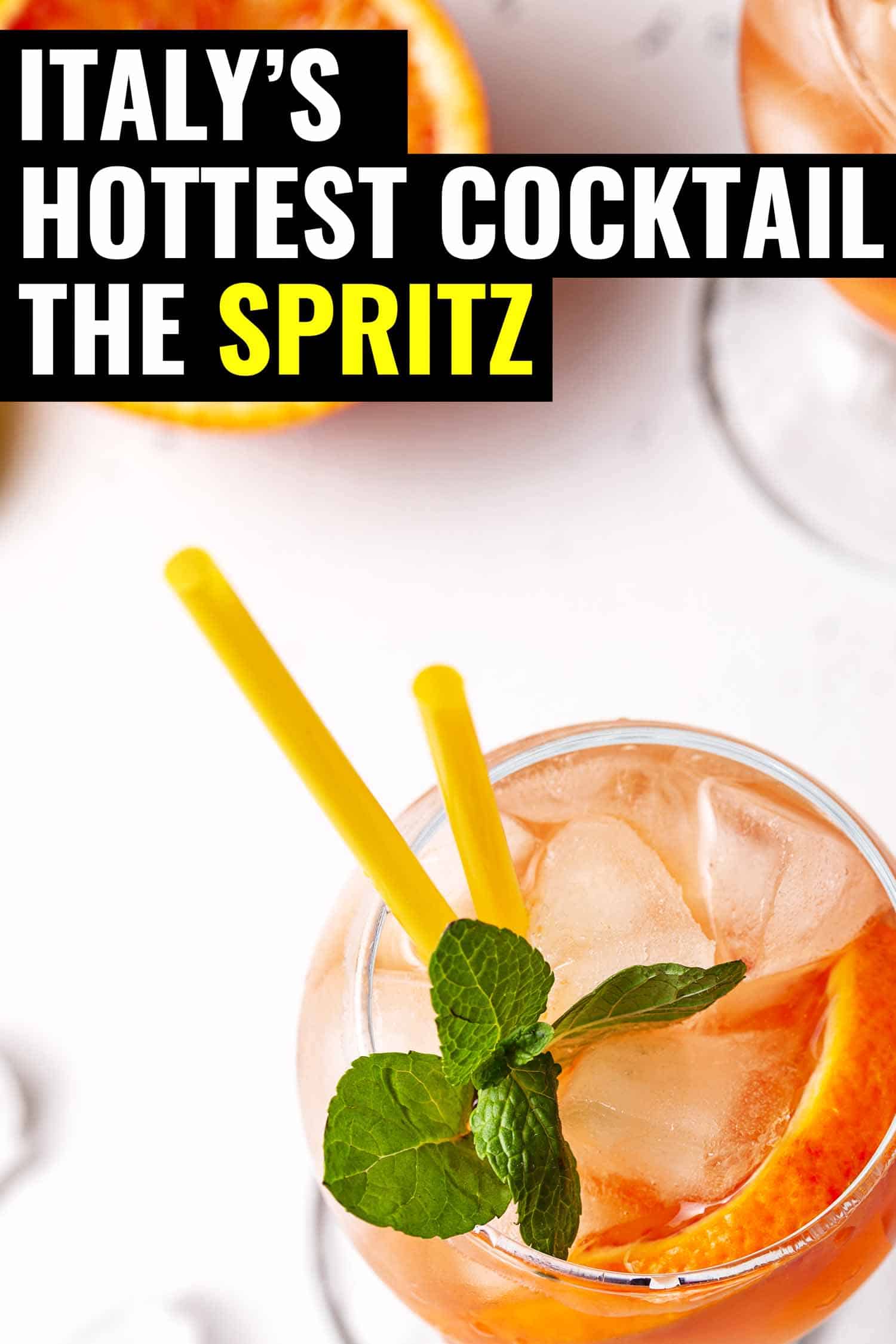 Italian cocktail Aperol spritz