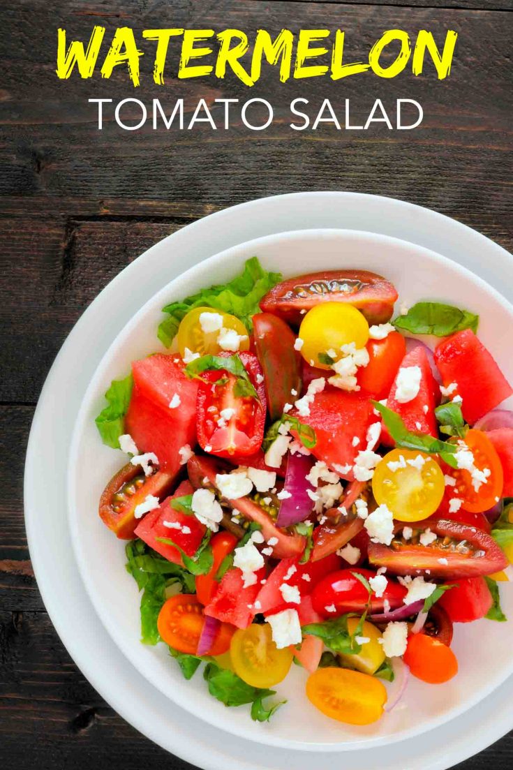 Heirloom Tomato and Watermelon Salad Bacon is Magic