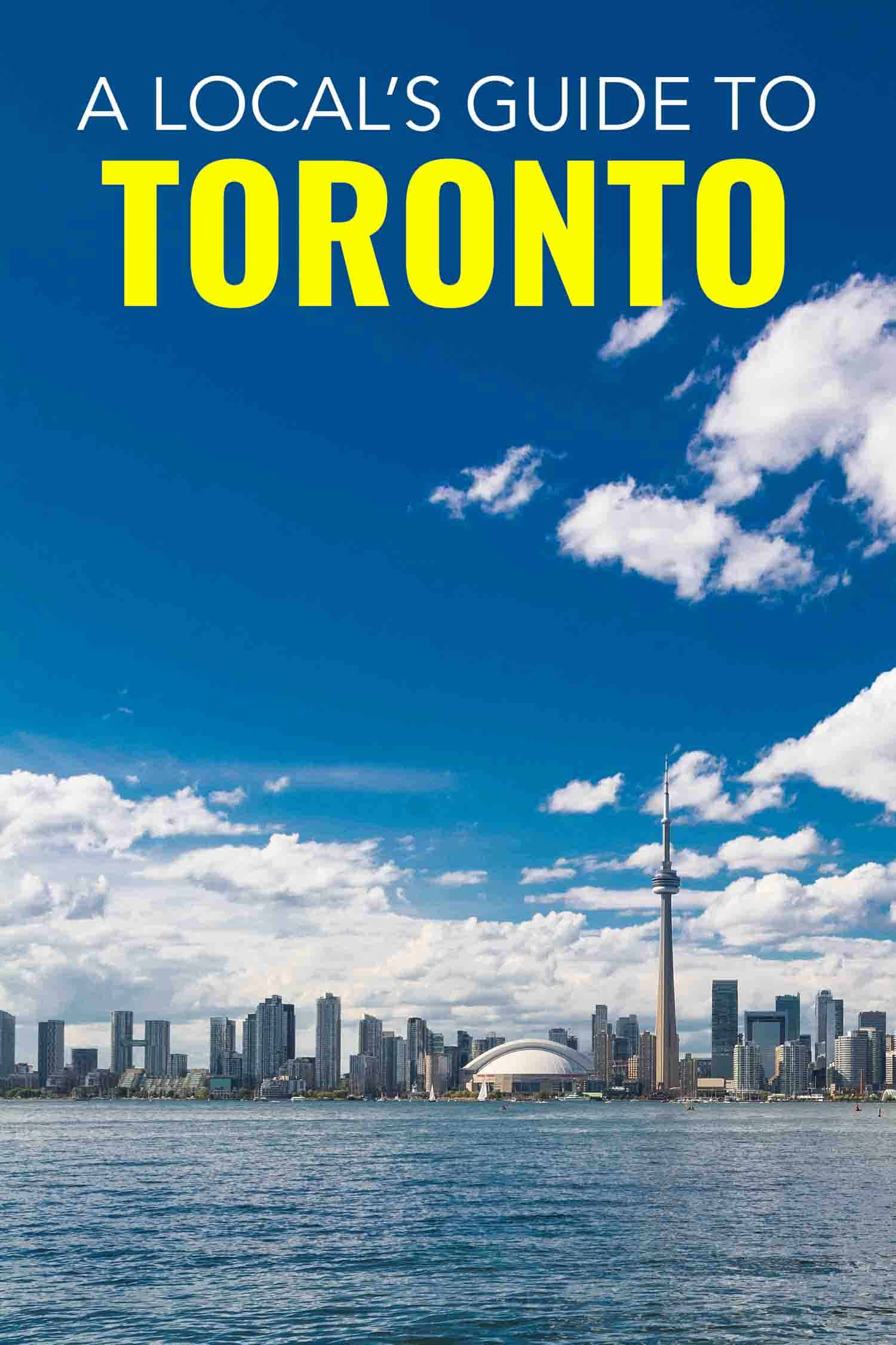 Toronto Canada skyline from Toronto Island.