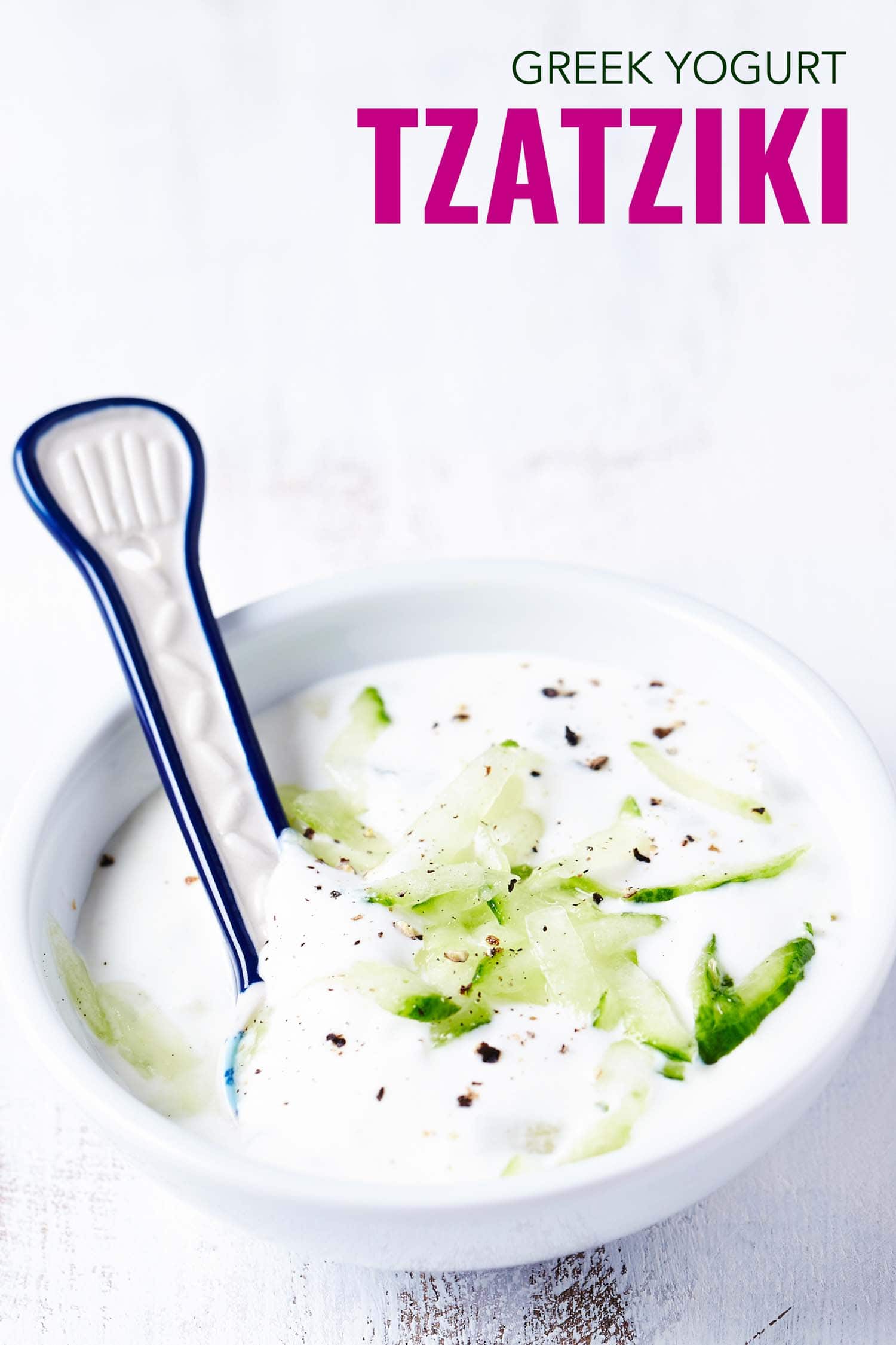 This healthy greek tzatziki recipe using greek yogurt is so easy to make you'll wonder why you ever bought it premade.