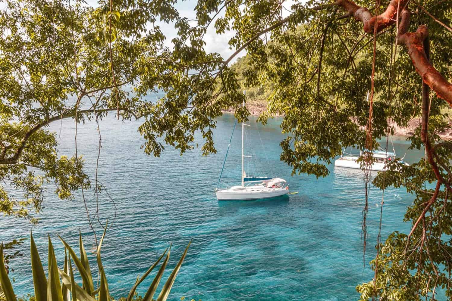 Anse Noire in Martinique Island