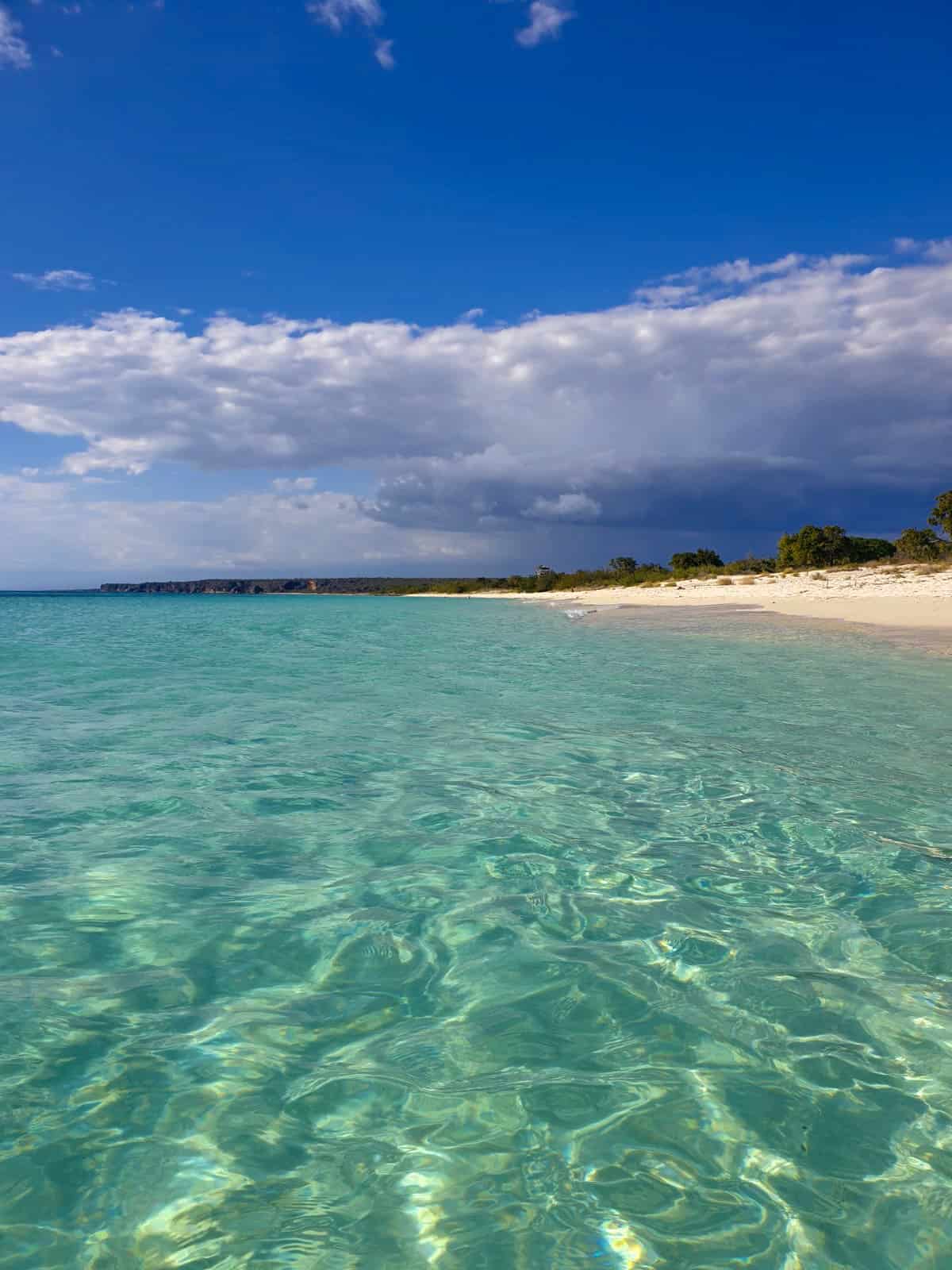 Bahia de las Aquilas in the Dominican Republic, one of the best Caribbean beaches