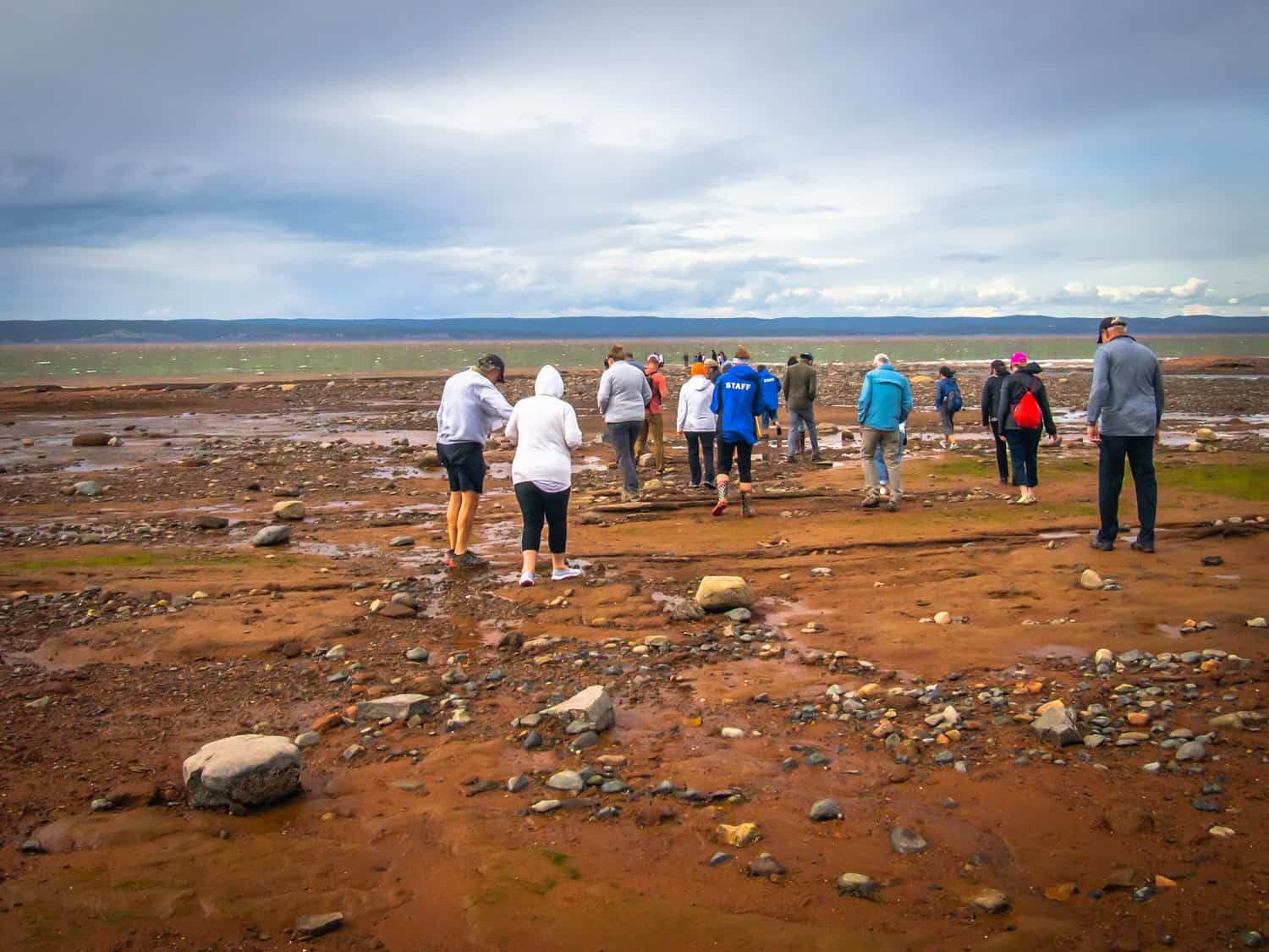 Burntcoat Head in the Bay of Fundy Nova Scotia