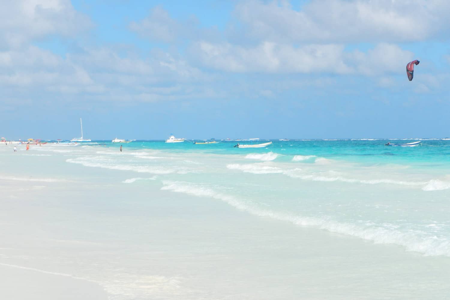 Playa Paraiso beach in the Caribbean