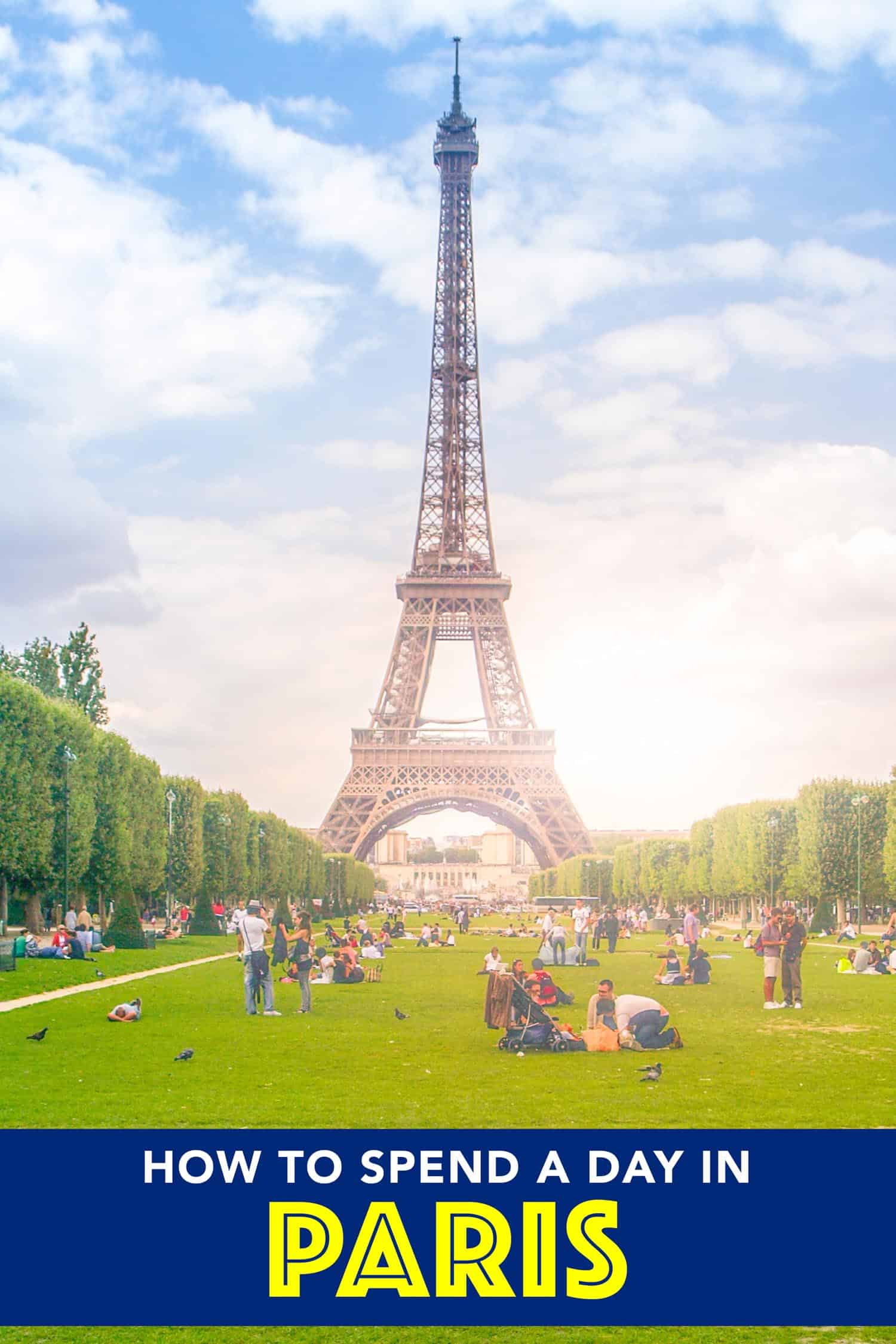 The Eiffel Tower in Paris France