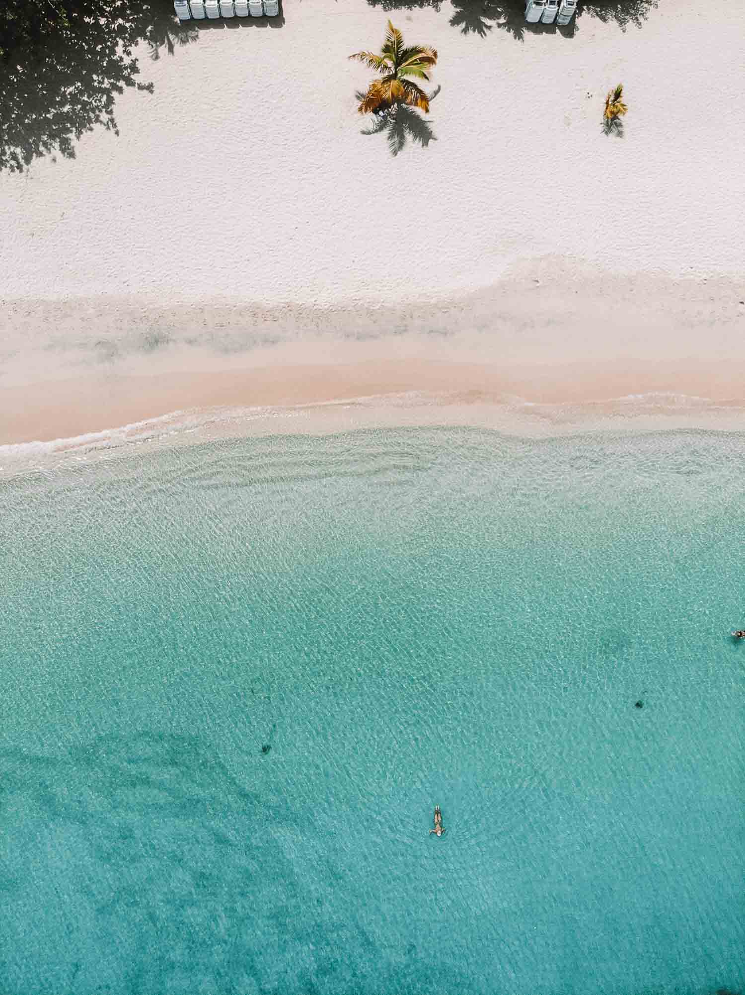 Grand anse beach in Grenada