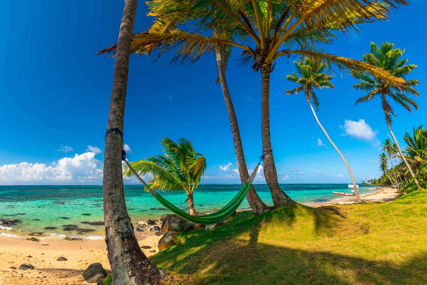 Otto beach on Little Corn Island in Nicaragua on the Caribbean coast