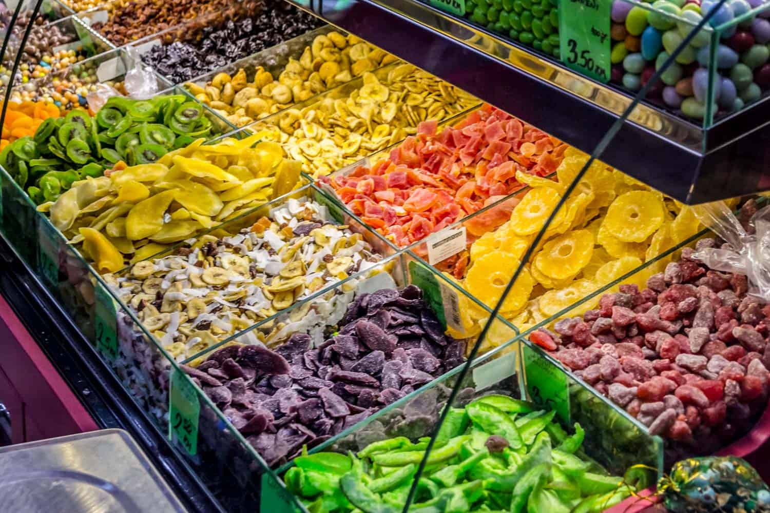 Bosnian food - candied fruit in Sarajevo Bosnia