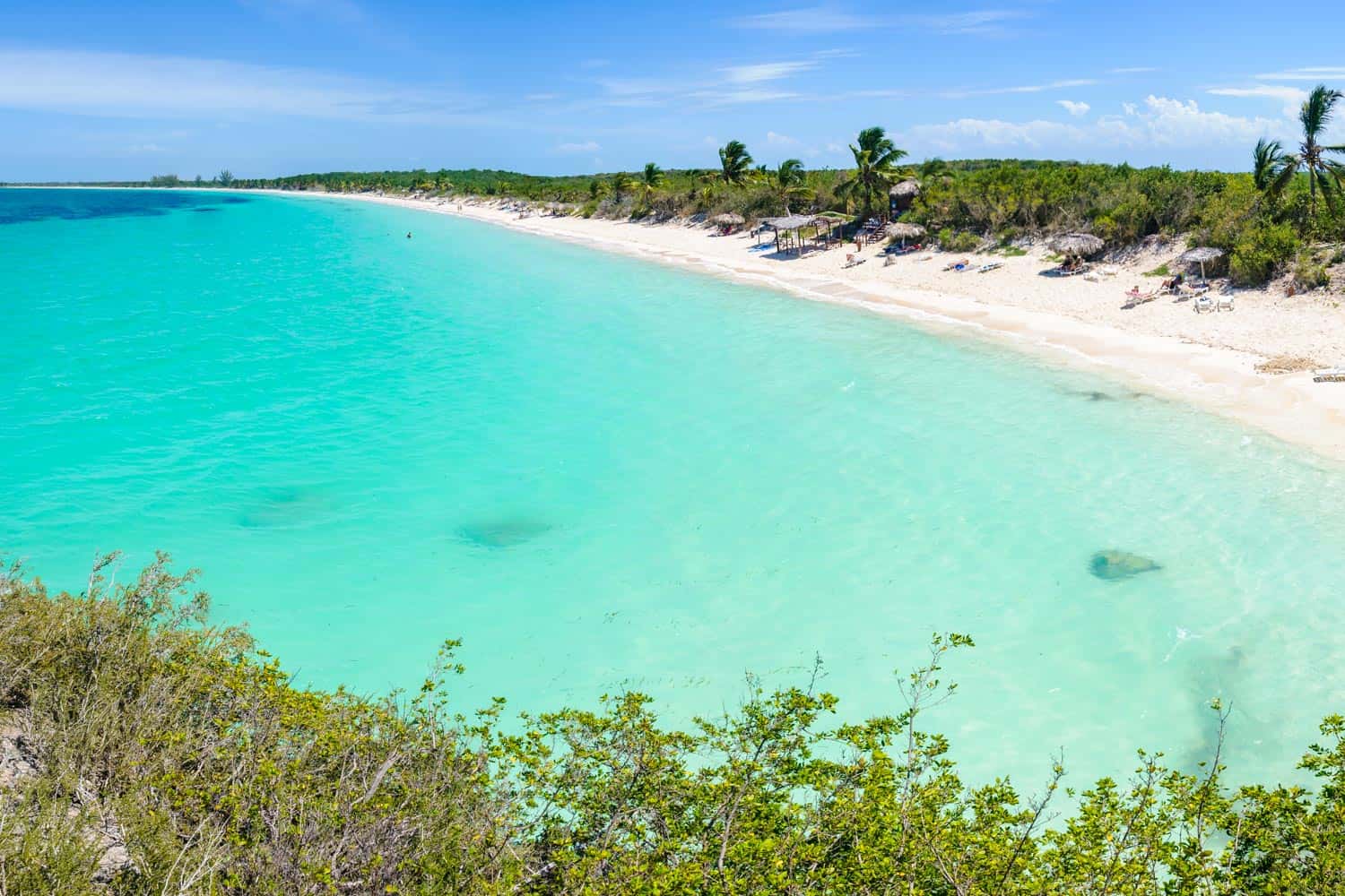 Cayo las brujas beach in Cuba