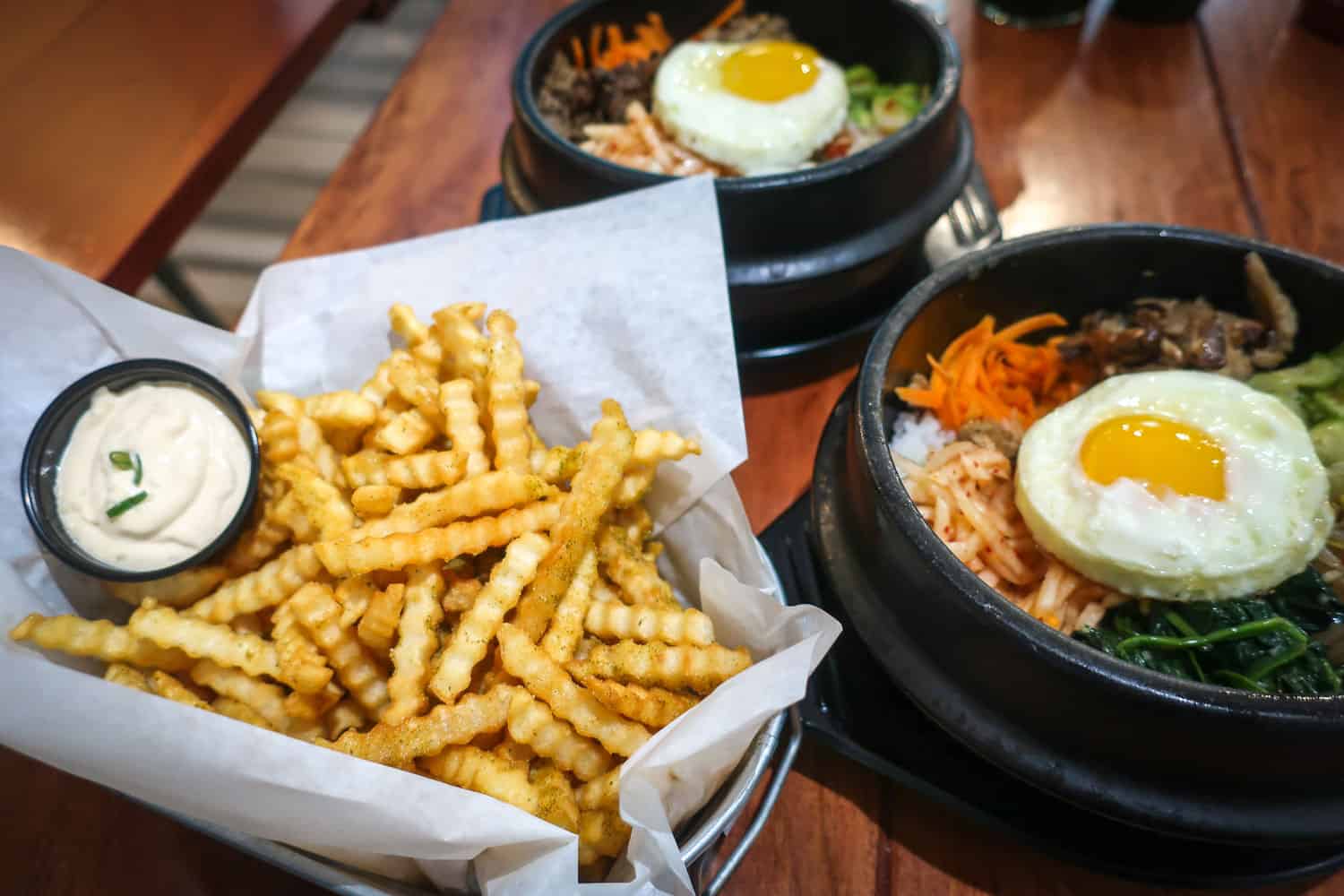 Forastero Restaurant is a cheap eats Chicago option for Korean dishes and fries.