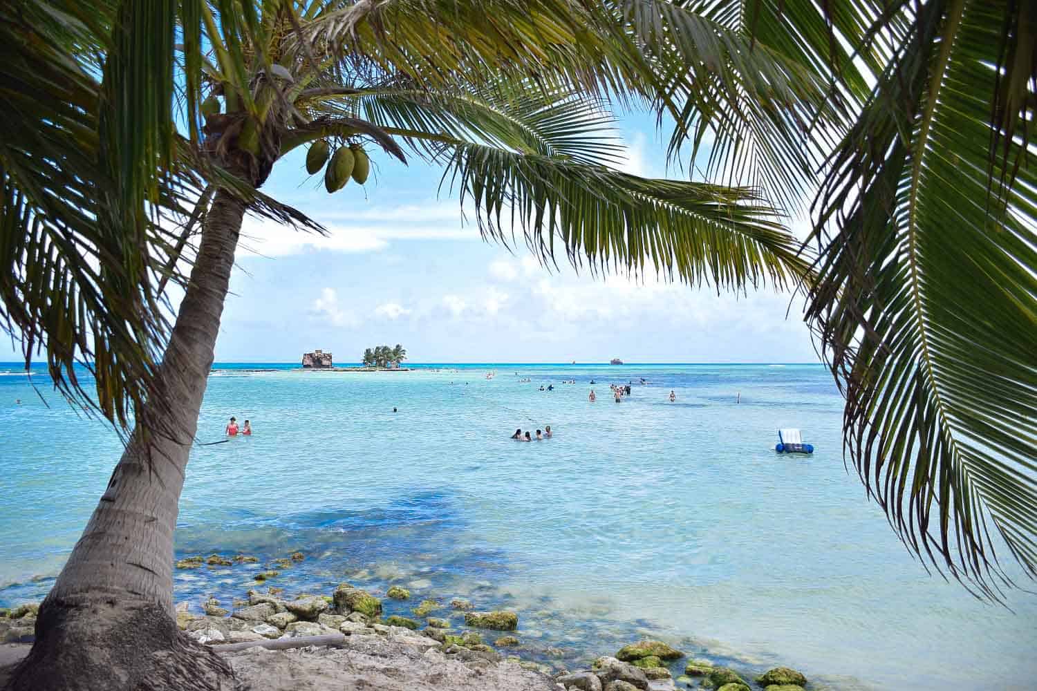 Rocky Cay San Andres Island in the Caribbean