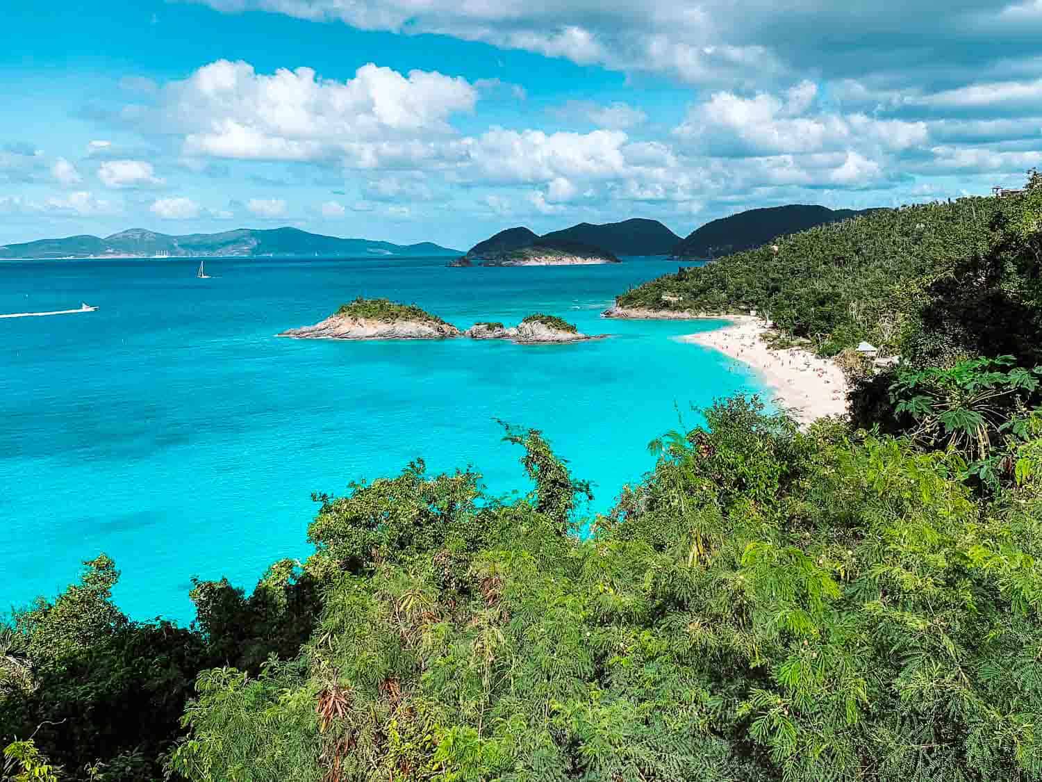 Trunk Bay in the US Virgin Islands