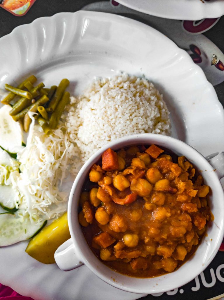 Garbanzos fritos at Nurmis Cafe in Centro Havana Cuba