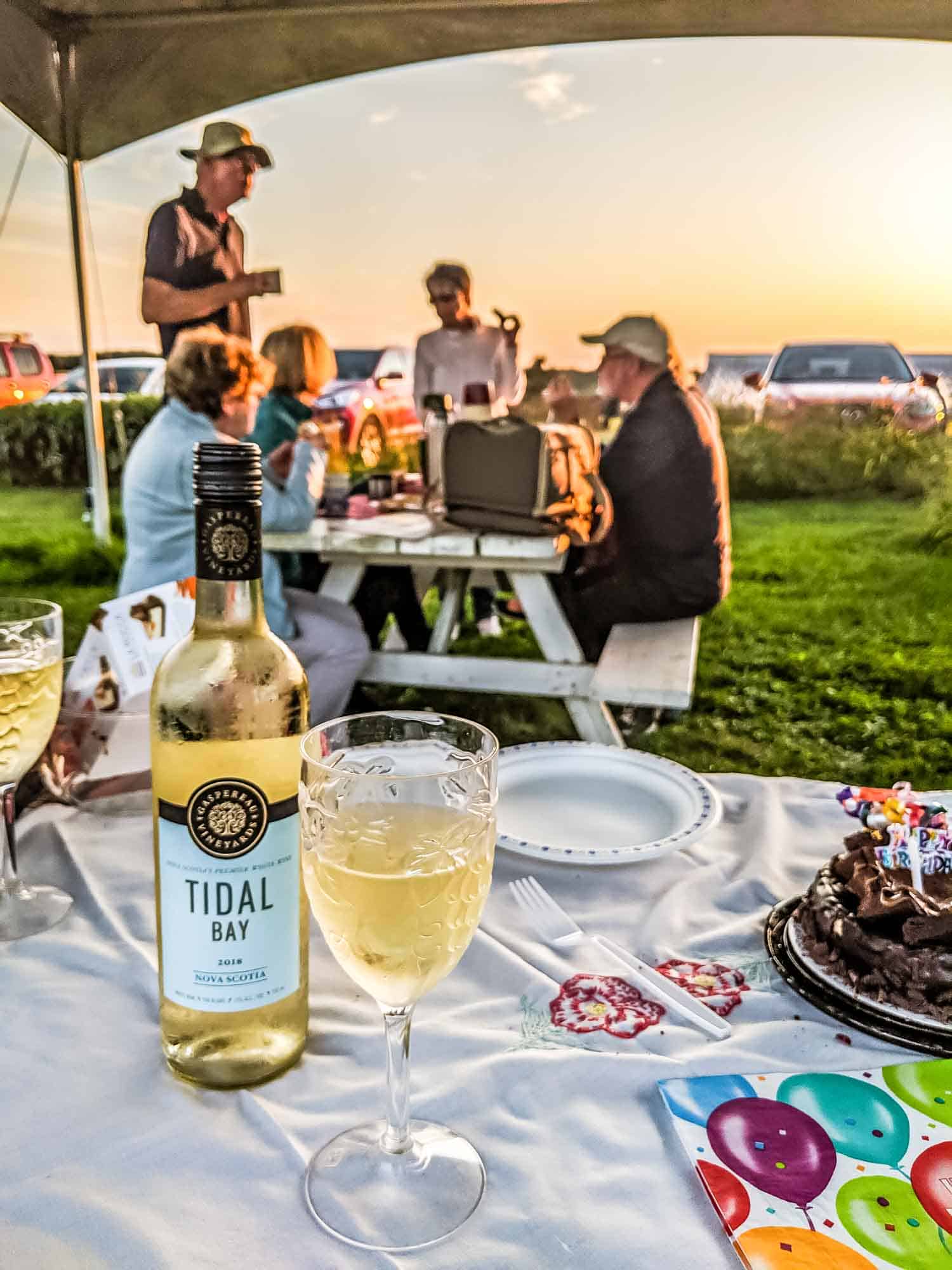 Gaspereau Vineyard Tidal Bay wine