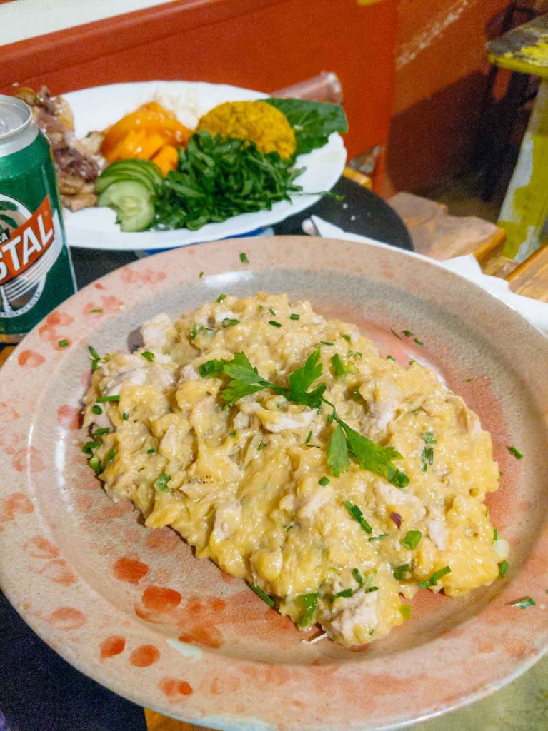 Plate of food at Shushmaki'o one of the vegan and vegetarian Havana restaurants