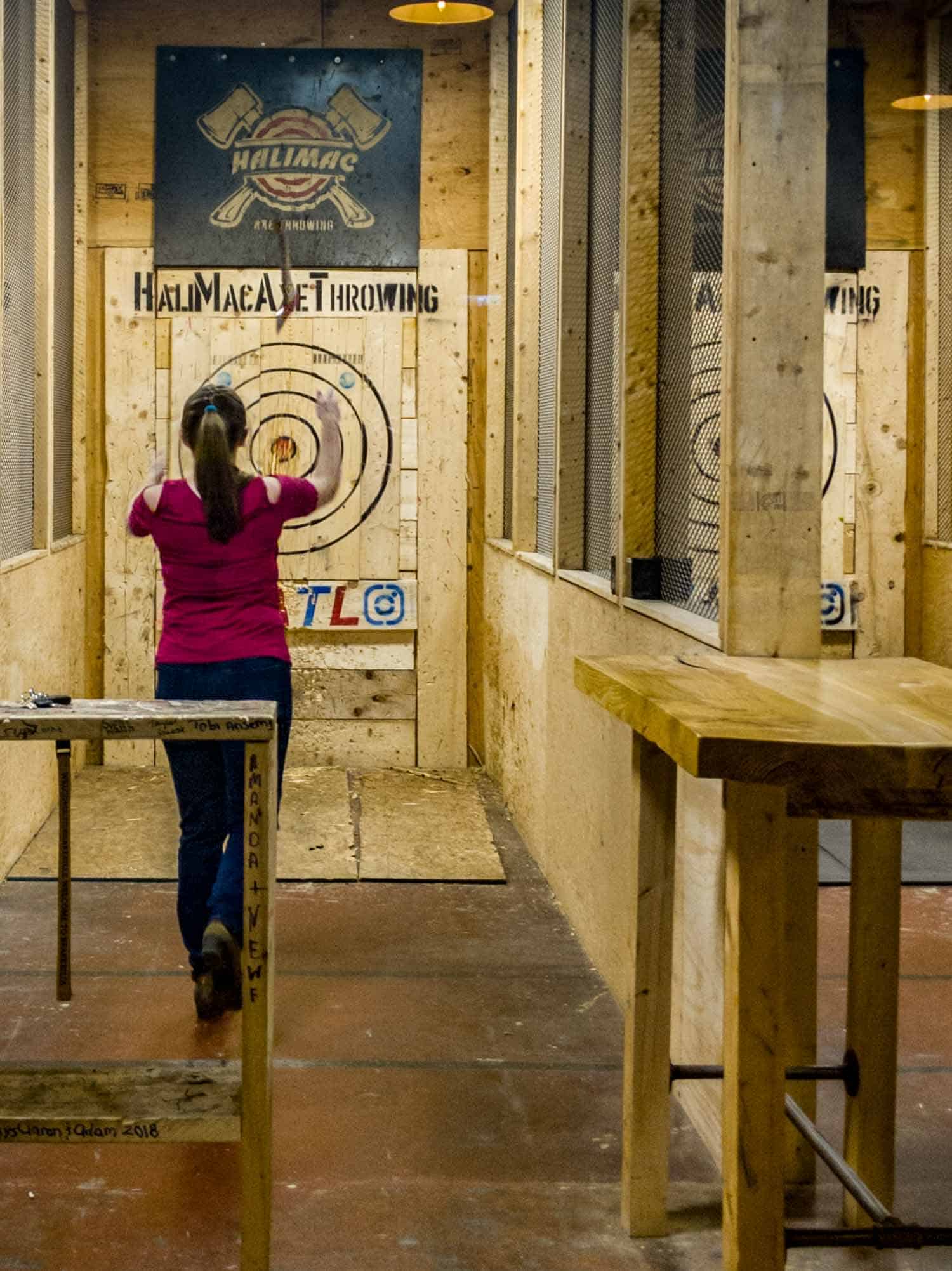 Axe throwing in Nova Scotia