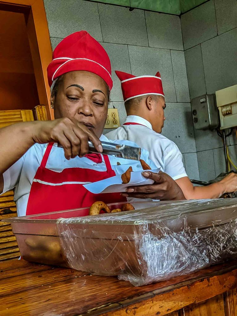 typical Cuban snack shop serving congrejitos