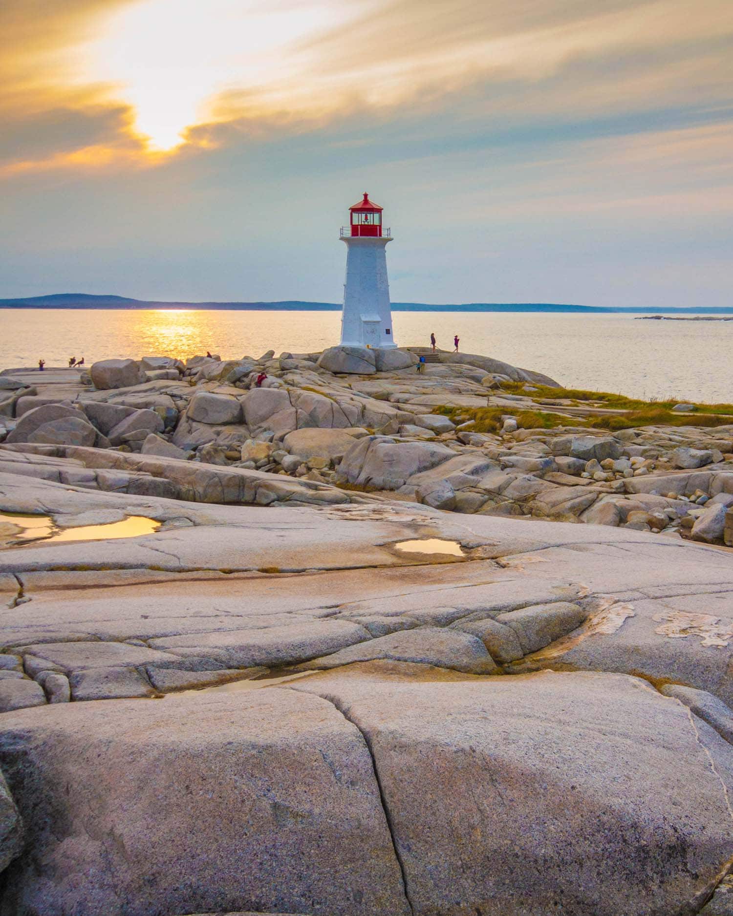 Peggy's Cove Lighthouse in Nova Scotia