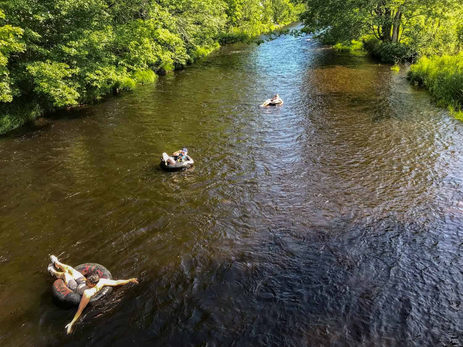 Tubing in Gaspereau Nova Scotia