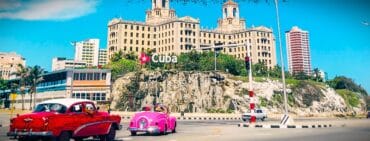 Famoius Havana Cuba Hotel view from the waterfront