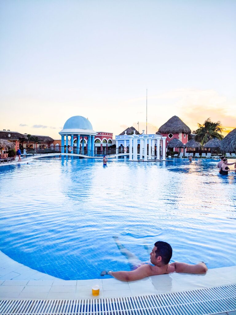 Poolside in the Varadero Iberostar Resort All inclusive