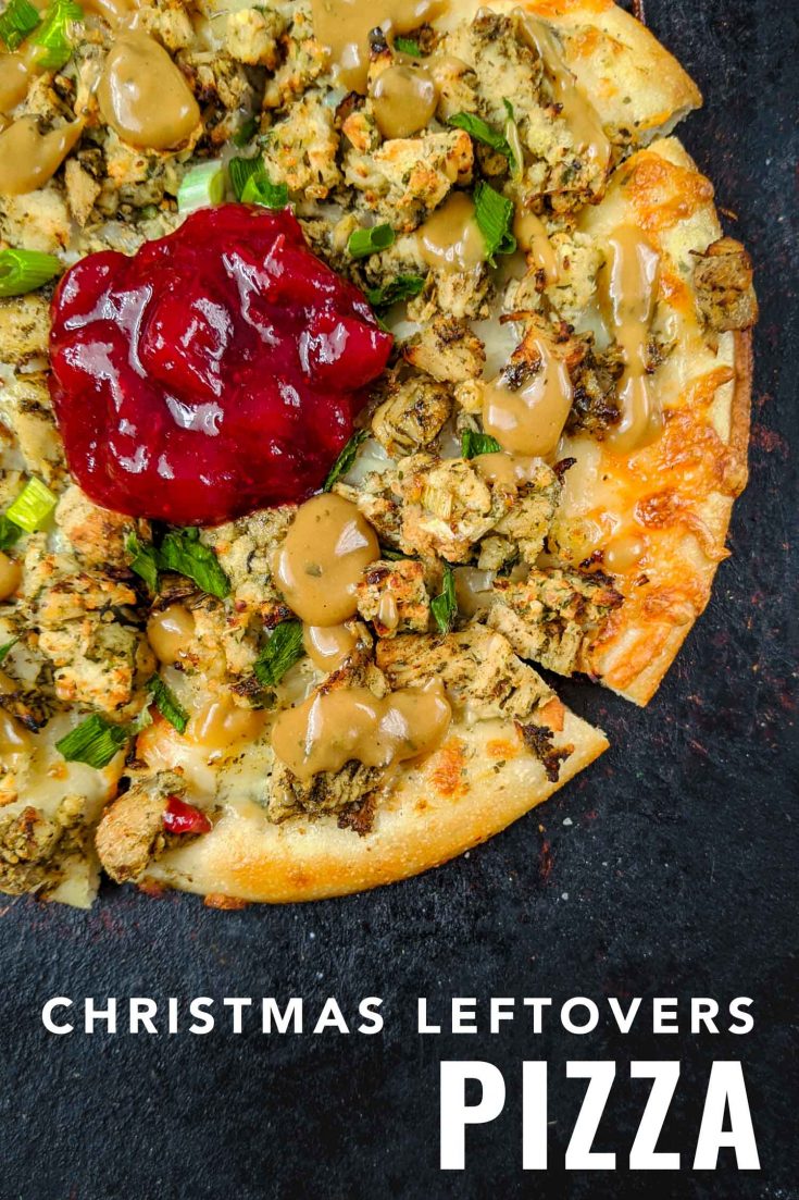 Easy Thanksgiving Pizza Using Turkey Leftovers - Bacon is Magic