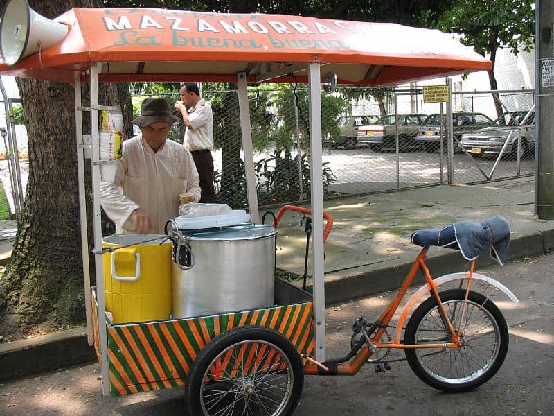Mazzamora Colombian drink vendor