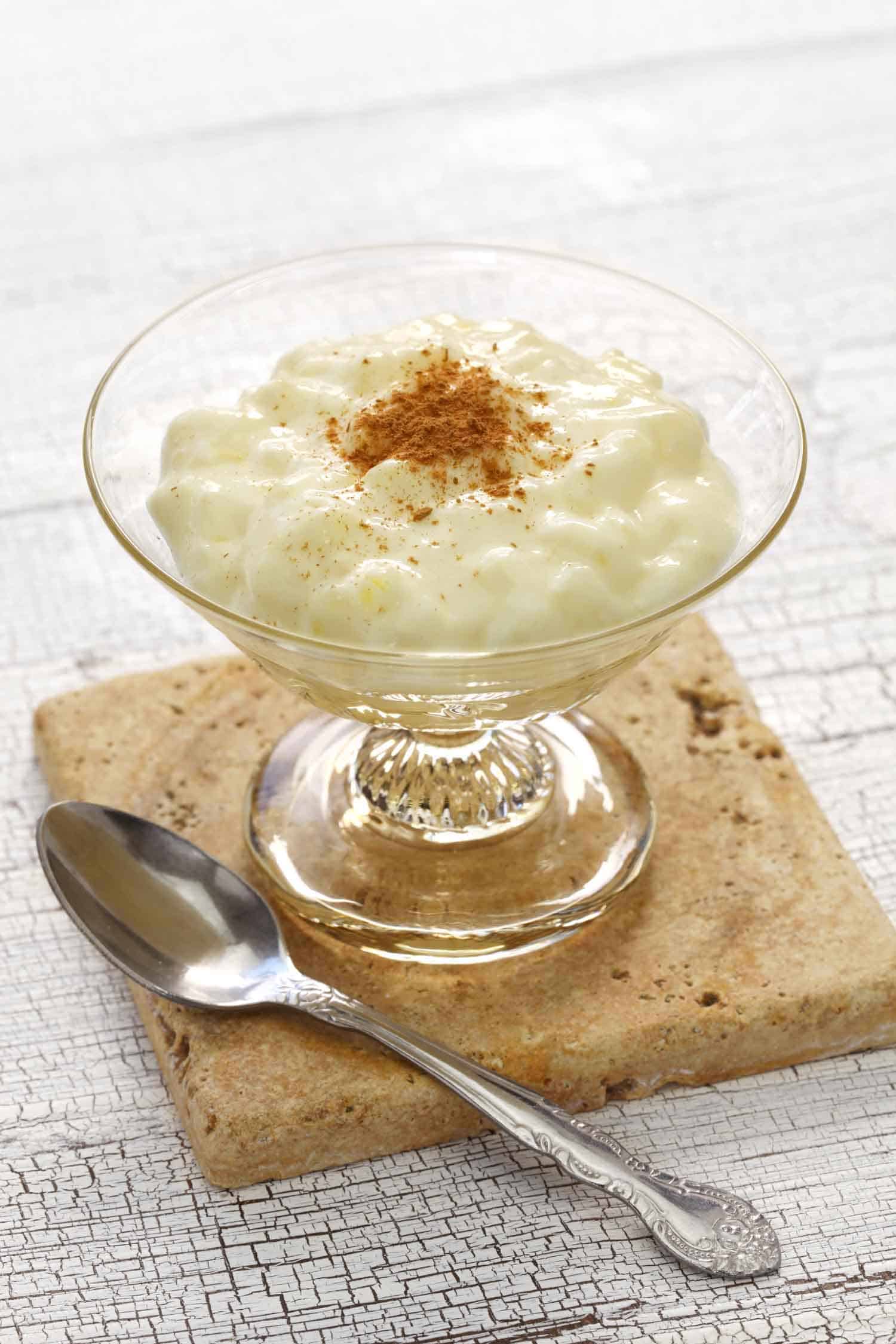 Peruvian desserts rice pudding, arroz con leche