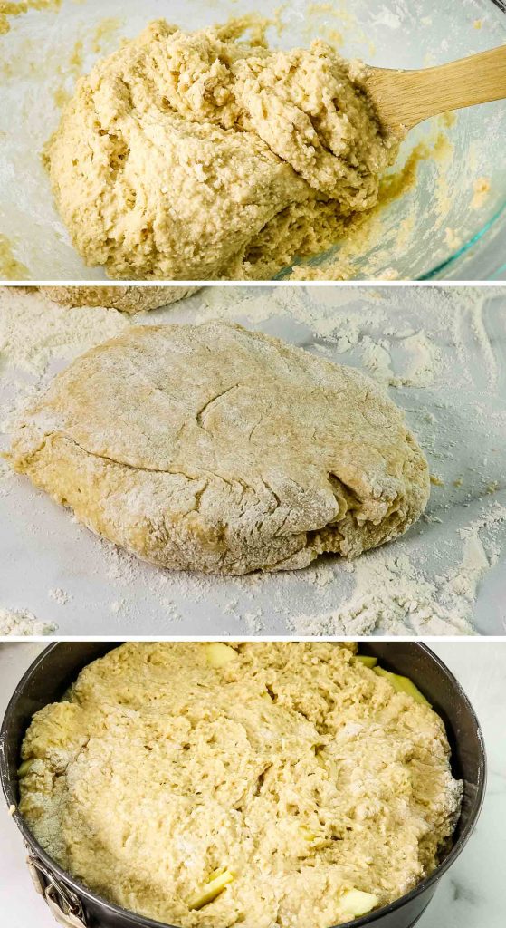 How to make dough for Irish apple cake