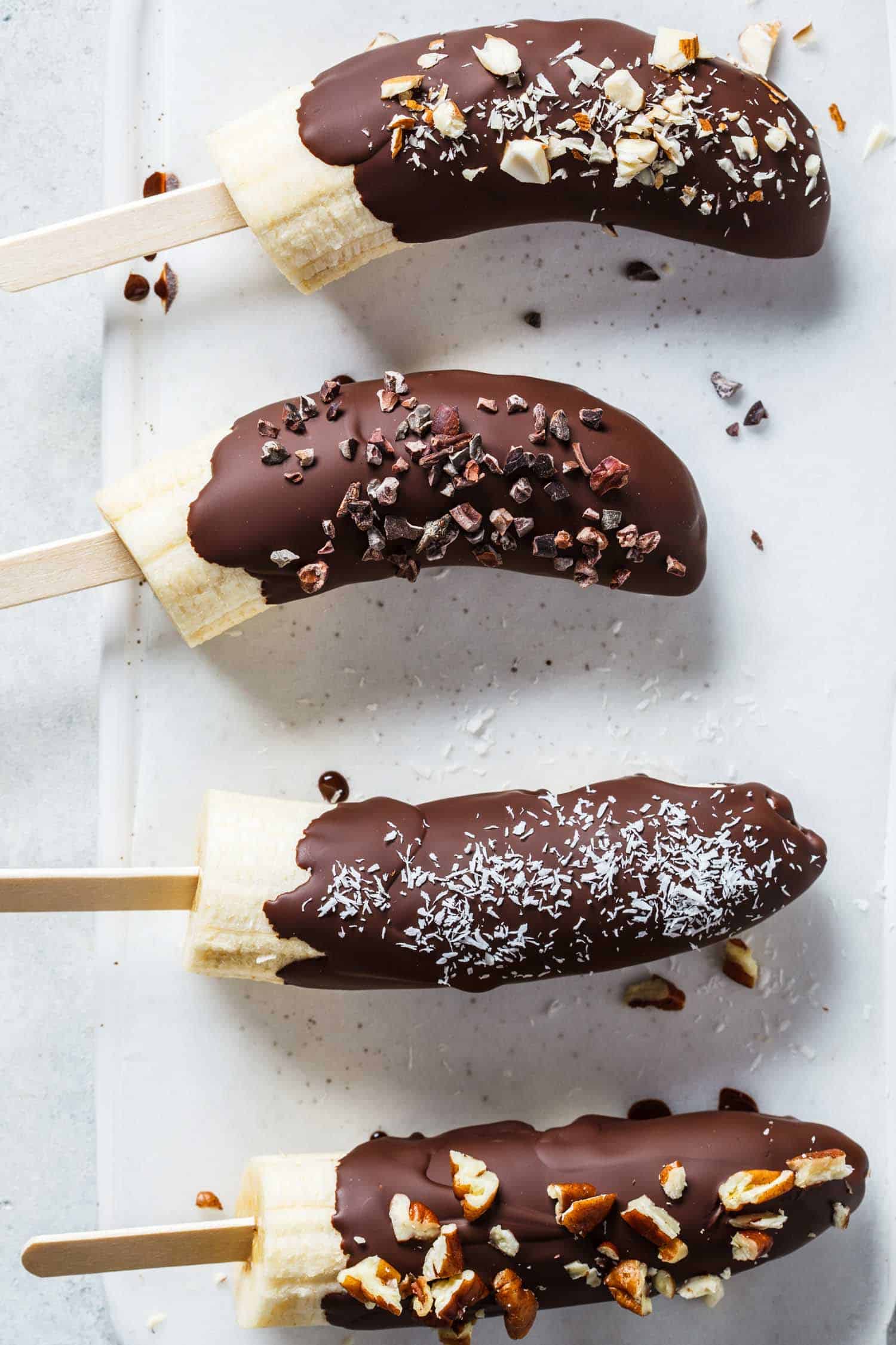 Chocolate covered bananas.