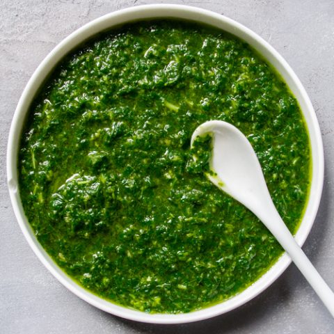 French pistou is a vegan version of Italian pesto