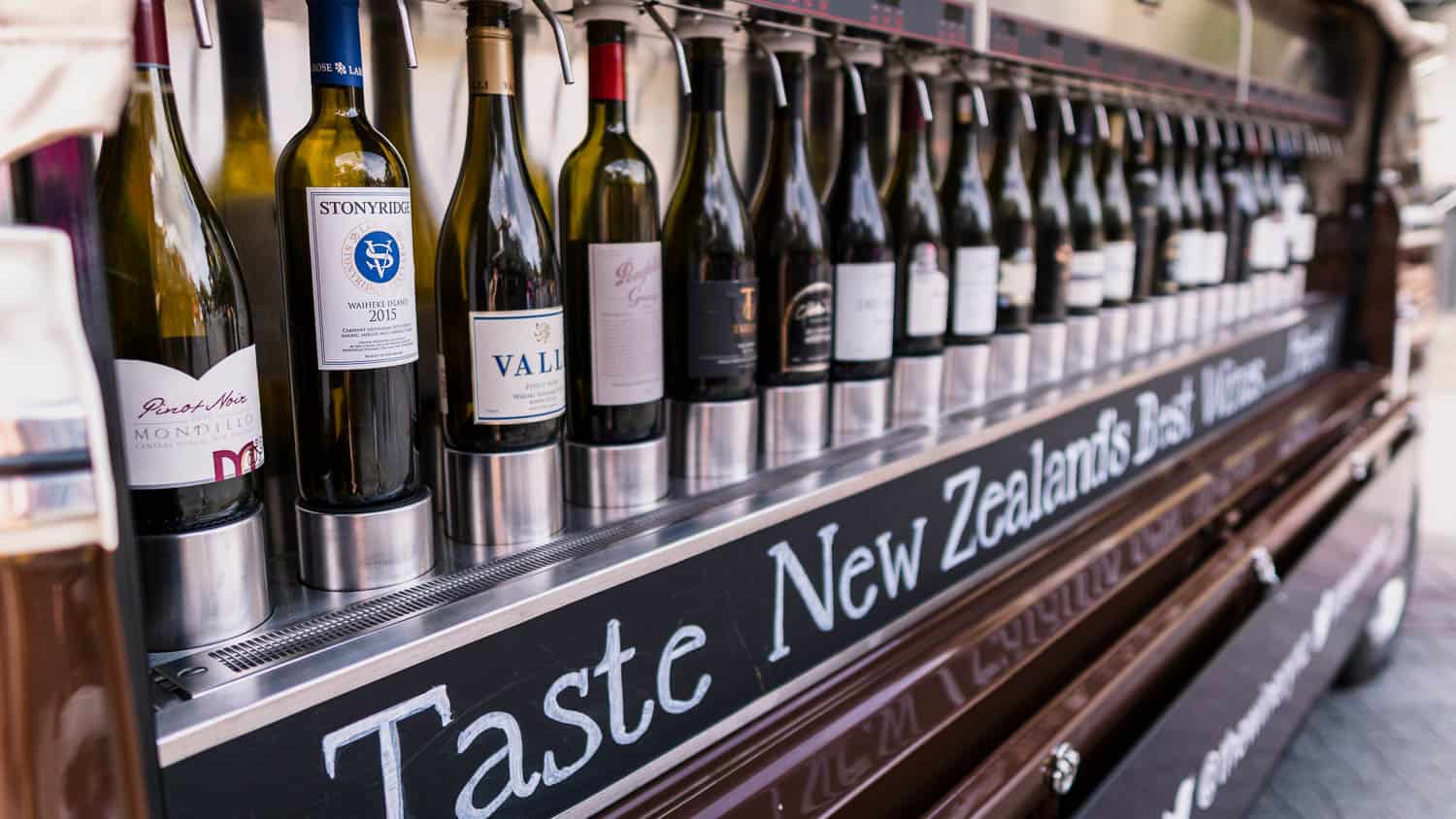 bottles from the best wineries in New Zealand.