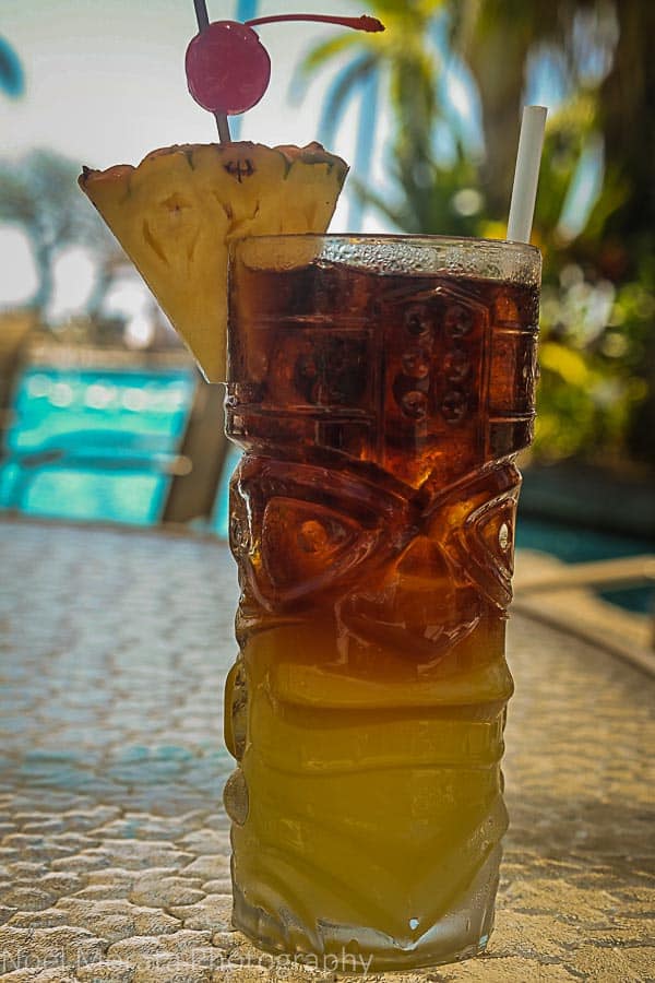 Mai Tai tiki drink with rum