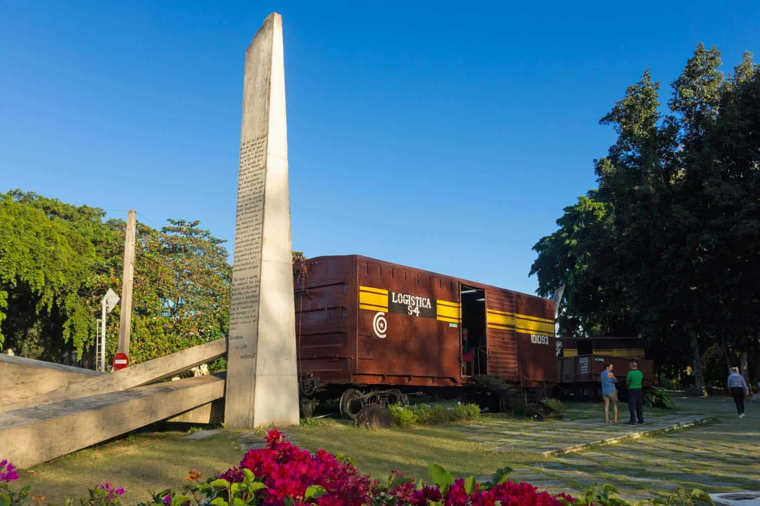 Santa Clara train in Cuba part of the revolution with Chew Guevara