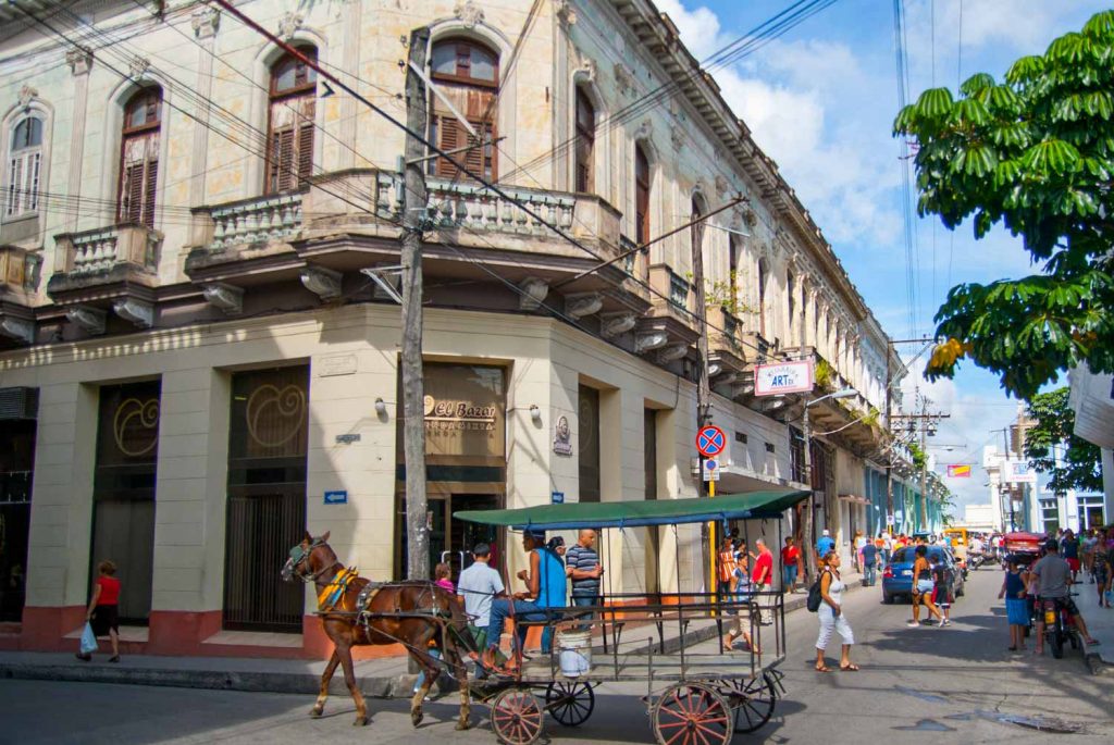 Horse cart in streets of Santa Clara, Cuba