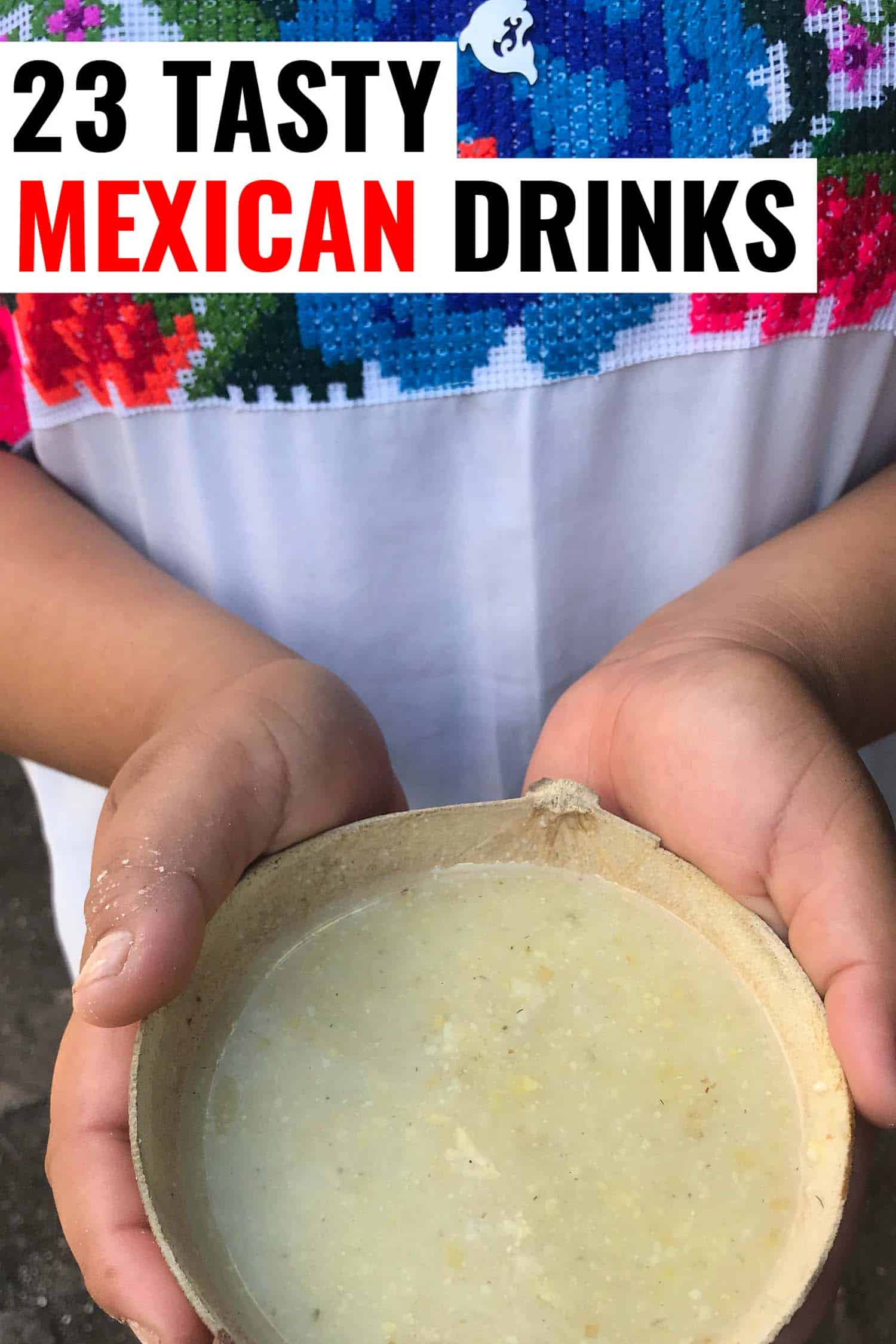 Traditional Mayan drink Atole a bowl