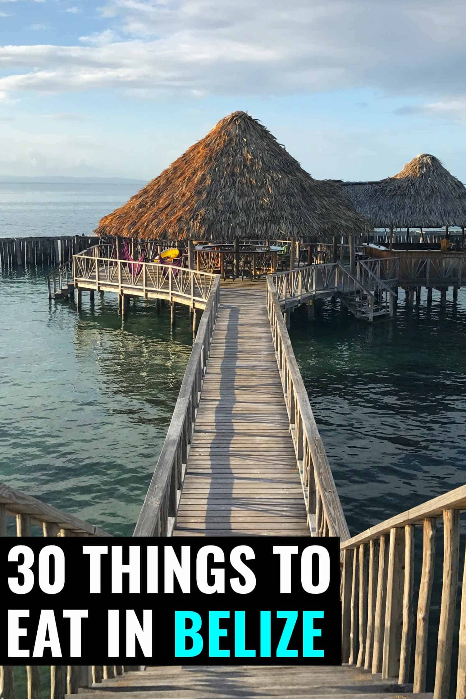 Restaurant on the ocean in Caye Caulker Belize